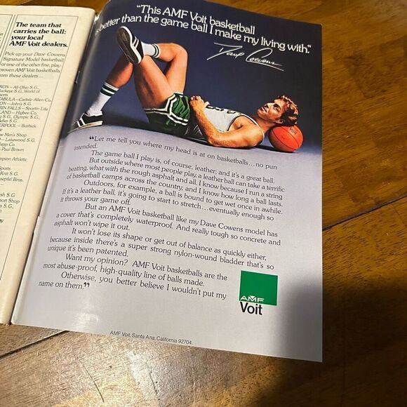 1976 Hoop NBA Official Playoffs Game Program Cavaliers Bullets Basketball - Picture 5 of 9